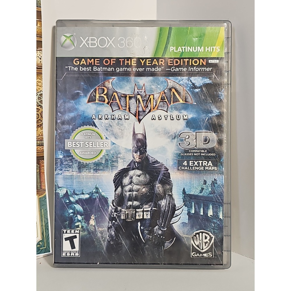 Batman: Arkham Asylum -- Game of the Year Edition (Microsoft Xbox 360, 2010)